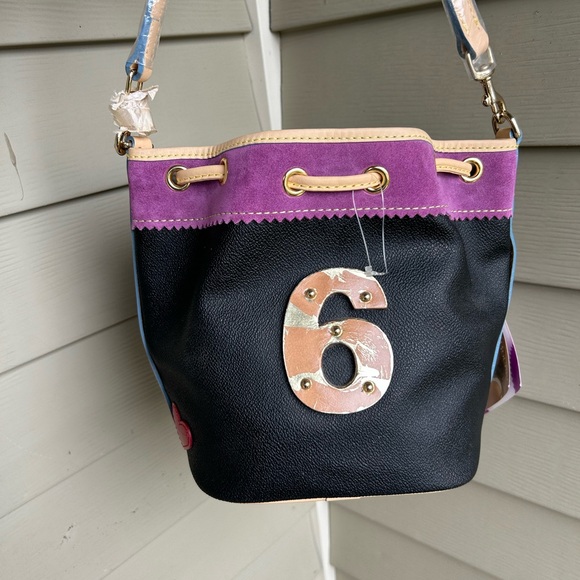 NWT Vintage Dooney & Bourke x Lindsey Lohan Mini Drawstring Bag NWT - Picture 7 of 10